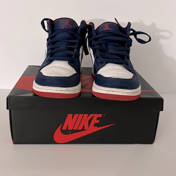 Jordan 1 White/Universal Red/Blue sz 5.5 - Picture 5 of 6